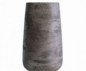 Кашпо Concretika Cone D36 H75 Concrete Grey Dark