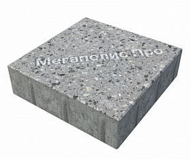 Тротуарная плитка Фабрика Готика Квадрат 300х300х60 мм Галенит FINERRO
