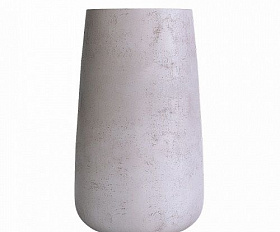 Кашпо Concretika Cone D36 H75 Concrete White