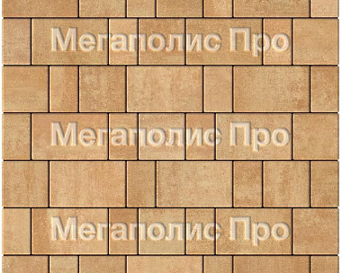 Тротуарная плитка Выбор Старый город Листопад А.1.Фсм.4 40 мм. Сахара