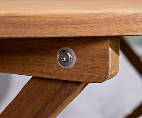 Стол из акации OXFORD 90 см складной Joygarden