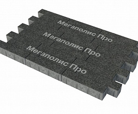 Тротуарная плитка Фабрика Готика Ригель 360х80х80 мм Голд 21