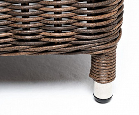 Лаунж-зона Толедо 4SIS из искусственного ротанга, цвет коричневый