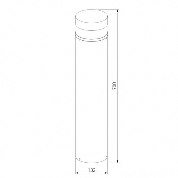 Уличный светильник Elektrostandard IP54 1532 TECHNO LED серый фото 4
