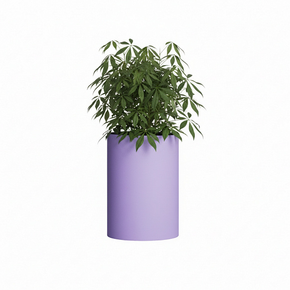 Кашпо Concretika Тюб Макси D40H60 Лаванда 300 6035 фото 6