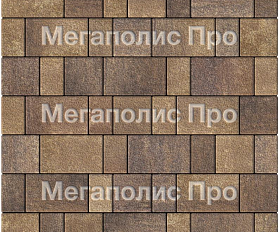 Тротуарная плитка Выбор Старый город Листопад А.1.Фсм.4 40 мм. Мокко Гранит