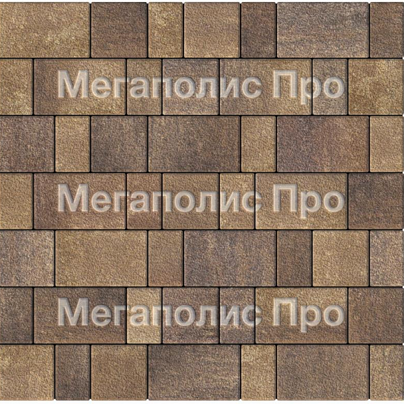 Тротуарная плитка Выбор Старый город Листопад А.1.Фсм.4 40 мм. Мокко Гранит фото 3