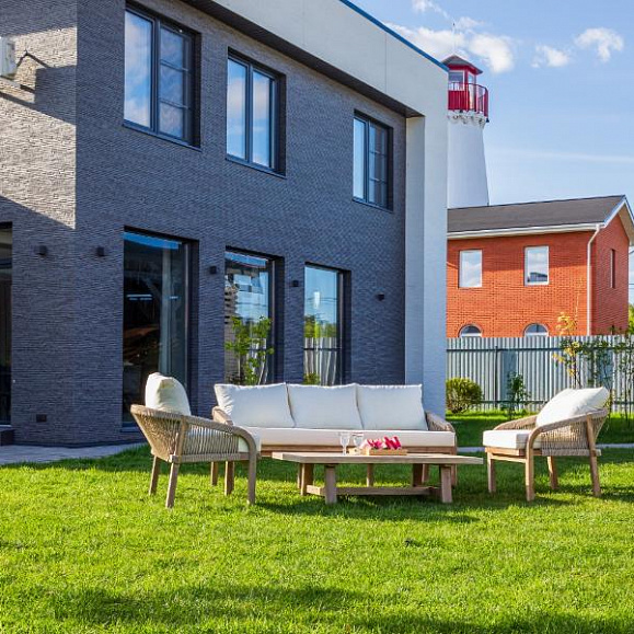 Лаунж-зона Michelle Royal Family из дерева, цвет бежевый фото 9