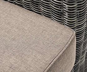 Лаунж-зона Боно 4SIS из искусственного ротанга, цвет графит