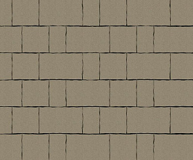 Тротуарная плитка Фабрика Готика Старый город 260х160х60, 160х160х60, 100х160х60, PROFI белый на белом цементе ч/п