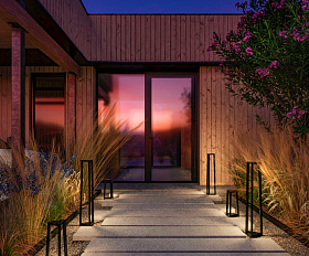 Ландшафтный светильник Luft Maytoni O466FL-L12B3K1 цвет Черный