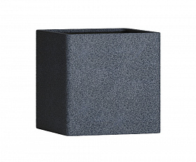 Кашпо Concretika Квадро 30x30x30 Базальт