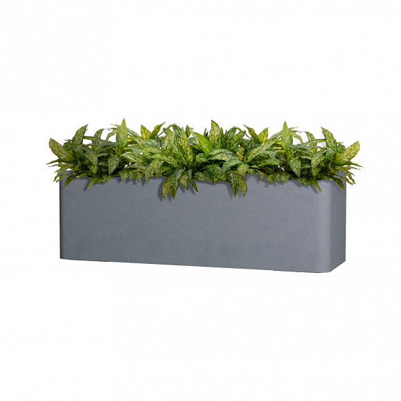Кашпо TERRAFAKTURA Балконера 94х32х30 Арктик Грей фото 1