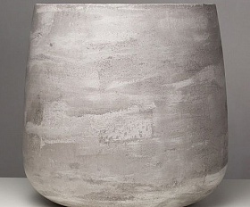 Кашпо Concretika Cone D38 H41 Concrete Grey Light