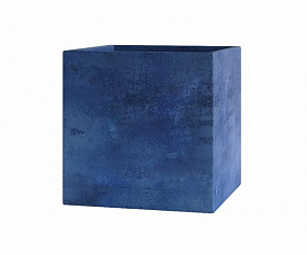 Кашпо Concretika Cube 40x40x40 Blueberry