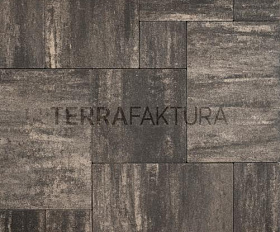 Тротуарная плитка Terrafaktura Ларго  60 мм Горный диабаз