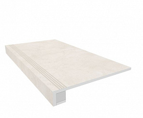 Комплект Керамогранитная ступень Estima MA00 33x120 см с бортиком + Подступенок 14,5х120 см