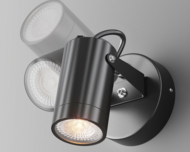 Настенный светильник (бра) Scope Maytoni O025WL-01B цвет Черный