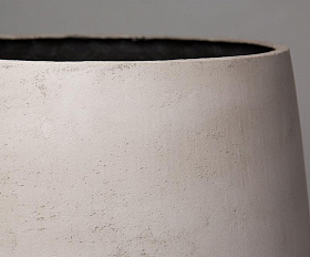 Кашпо Concretika Duet D41 H82 Concrete White