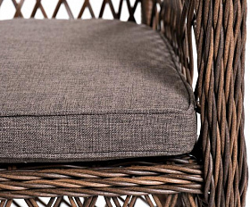Лаунж-зона Асти 4SIS из искусственного ротанга, цвет коричневый 4 персоны