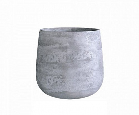 Кашпо Concretika Cone D24 H26 Concrete Grey Light