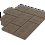 Тротуарная плитка Stellard Мозаика XL 60 мм Красный гранит