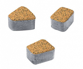 Тротуарная плитка Выбор Классико Листопад Б.2.КО.6 60 мм Сахара