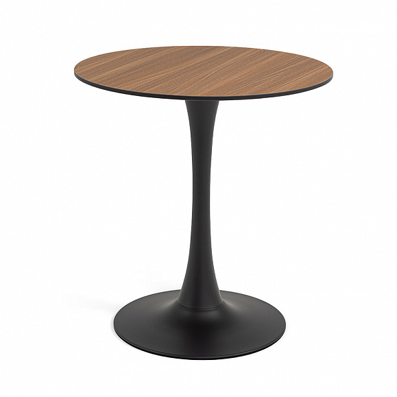 Тюльпан стол из HPL круглый Ø70см, цвет дуб фото 1