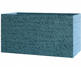 Кашпо Concretika Balcony 40x15x15 Erosia Blue