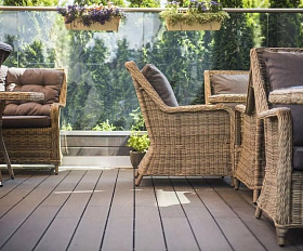 Плетеное кресло Гляссе 4SIS из искусственного ротанга, цвет соломенный