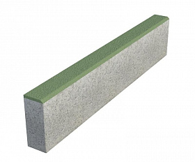 Бордюр тротуарный Выбор БР100х20х8 Гранит Зеленый