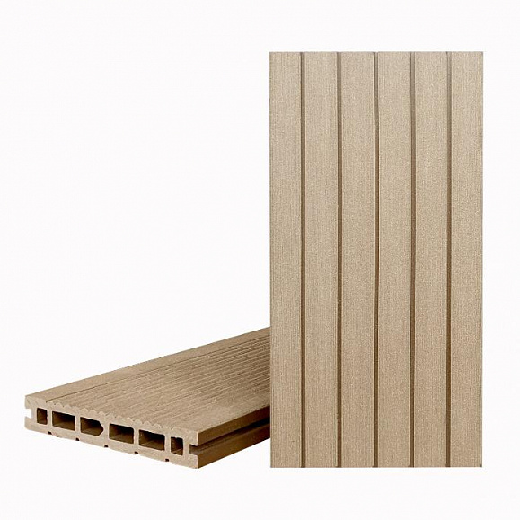 Террасная доска Террапол КЛАССИК пустотелая с пазом 4000 или 3000х147х24 мм, цвет Арахис фото 1