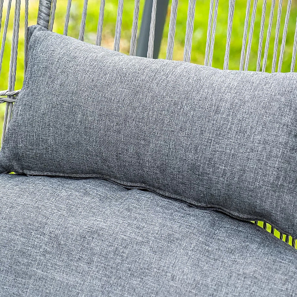 Подвесное кресло Апулия 4SIS из искусственного ротанга, цвет серый фото 4