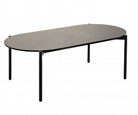 Диего журнальный стол из HPL 120х60 H40, каркас темно-серый (RAL7024), цвет серый гранит