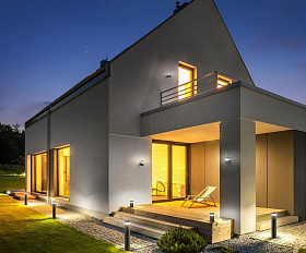 Уличный светильник Elektrostandard IP54 1531 TECHNO LED черный