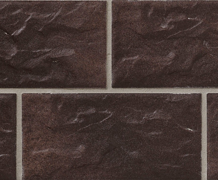 Клинкерная плитка под камень KERABIG KS15-Schokobraun, арт. 8430, 302x148x12 мм