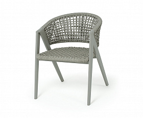 Амстердам плетеный стул из искусственного ротанга, цвет серый