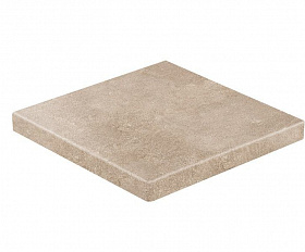 Клинкерная ступень прямоугольная угловая Loftstufe Stroeher Zoe 972 taupe, 340х340х35х11 мм