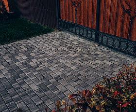 Тротуарная плитка Прямоугольник Arbet 60 мм ColorMix Гранит