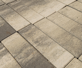 Тротуарная плитка Ригель Arbet 80 мм ColorMix Гранит