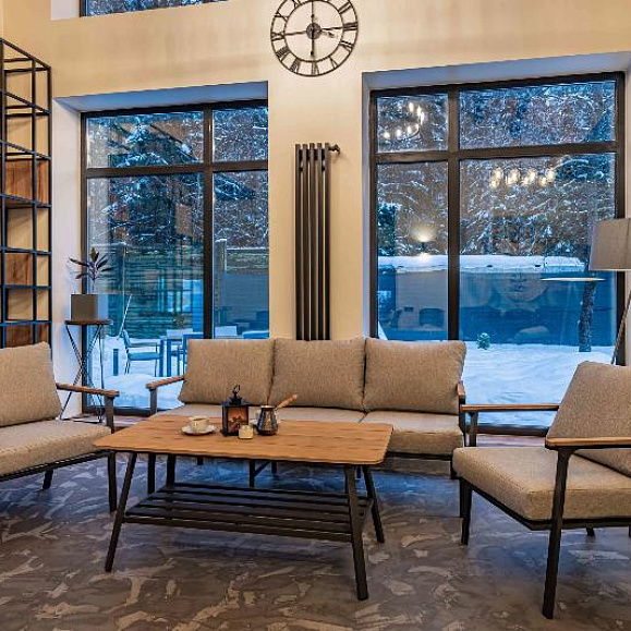 Лаунж-зона Oliver Royal Family алюминий, цвет антрацит фото 1