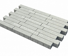 Тротуарная плитка Фабрика Готика Ригель 360х80х80 мм Голд 1