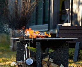 Костровая чаша чугунная Concretika Premium S80XL, толщина 12 мм