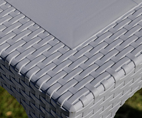 Обеденный стол July Royal Family из пластика, цвет светло-серый