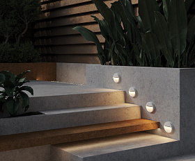 Подсветка для лестниц Mane Maytoni O046SL-L3W3K цвет Белый