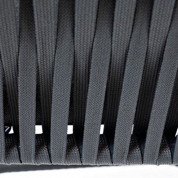 Плетеный стул барный Бордо 4SIS из роупа (веревки), цвет темно-серый фото 5