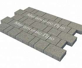 Тротуарная плитка Фабрика Готика Новый Город 60 мм Сильвер 10