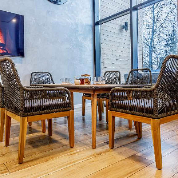 Комплект Chloe с кофейным столом Royal Family из дерева, цвет серый фото 3