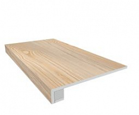 Комплект Керамогранитная ступень Estima SI03 33x120 см с бортиком + Подступенок 14,5х120 см