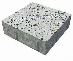 Тротуарная плитка Фабрика Готика Квадрат 200х200х60 мм Грис Парга FINERRO